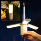 New Camping Lamps For Tent 3 Modes Outdoor Tent Light Portable Rechargeable 4000mAh Picnic BBQ Party Hiking Folding Light