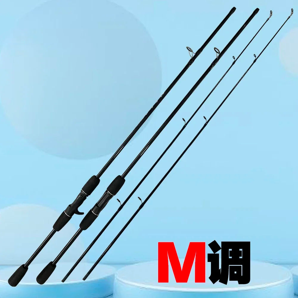 Spinning Casting Hand Lure Fishing Rod Pesca Carbon Pole Canne Carp Fly Gear Reel Seat feeder Ultralight Travel Surf 1.65M 1.8M