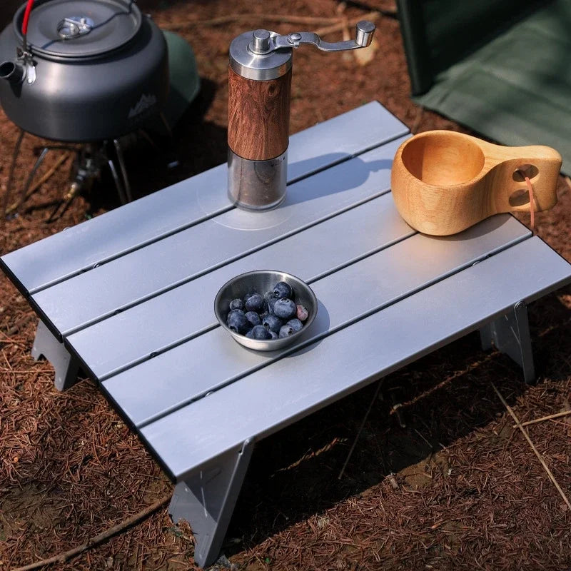 Portable Mini Camping Foldable Table Outdoor Picnic Table Furniture Barbecue Tableware Table with Carry Bag Lightweight Desk