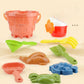 9 Pcs Beach Sand Toy Set Outdoor Summer Game Children Gift For Kids Toddlers Boys Girls