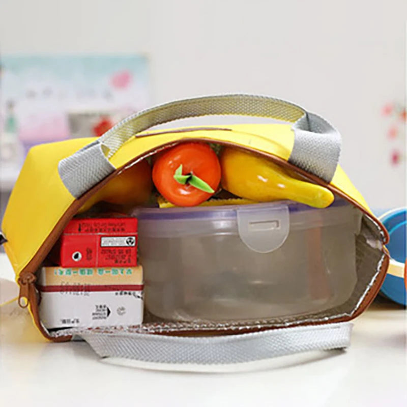 Thermal Insulated Lunch Bag Outdoor Camping Picnic Food Drink Cooler Storage Bag  Travel Breakfast Box School Children Bento Bag