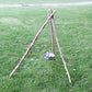 Campfire Tripod Outdoor Stainless Steel Tripod Barbecue Rack Used For Campfire Portable Picnic Hanging Pot Rack Campfire Tripod