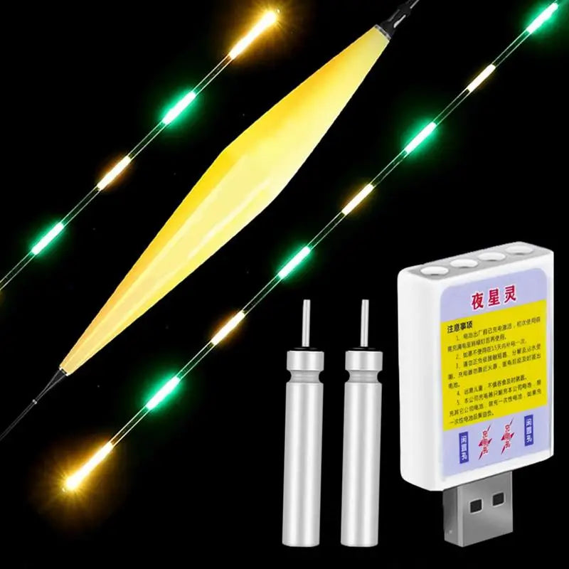 Rechargeable Fishing Float Battery Charger Fishing Float Battery USB Electronic Float CR425 Battery Set Night Fishing Tackles