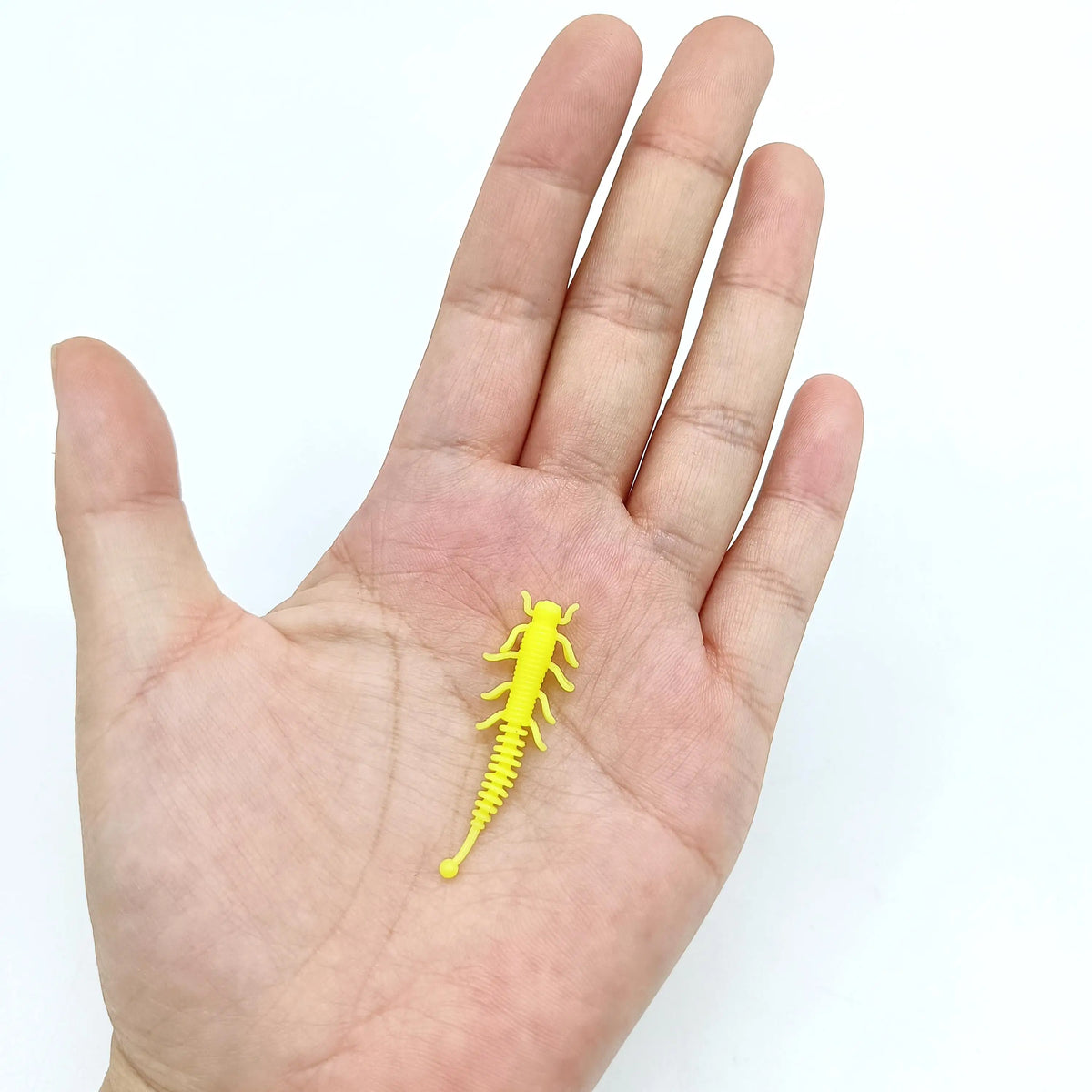 DUODUOYU 10PCS  NEW TPE Mini Soft Worm Fishing Lure 0.35g/40mm AJING Rockfish Artificial Baits Bass Silicone Fishing Tackle