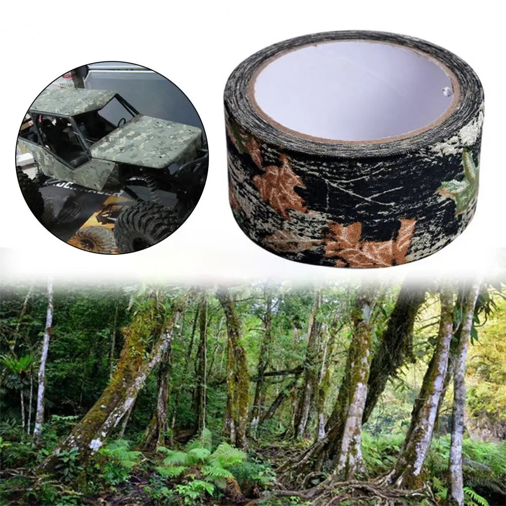 Waterproof Tape Durable Water-resistant Camouflage Tape for Outdoor Hunting Camping Gear Strong Adhesive Silencing for Stealthy