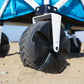 New Storage Cart Sand Island Beach Wagon Cart, Outdoor and Camping, Blue, Adult, Free Shipping