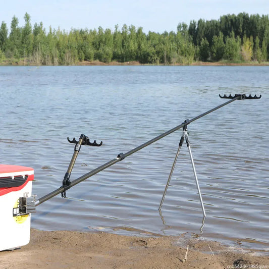Multifunction Fishing Rod Stand Adjustable Retractable Carp Pod Stand Holder Fishing Pole Stand Tackle  Bracket Tool