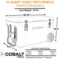 Car Portable Cooler, 55 Quart Roto Molded Super Ice Cooler, Large Ice Chest Holds Ice Up To 5 Days, Portable Cooler