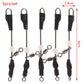 5Pcs Copper Alloy Fishing Connector Fast Hook Urfe Para Temporales Enganches Rapidos Para la Pesca Kolay Atma Aparati