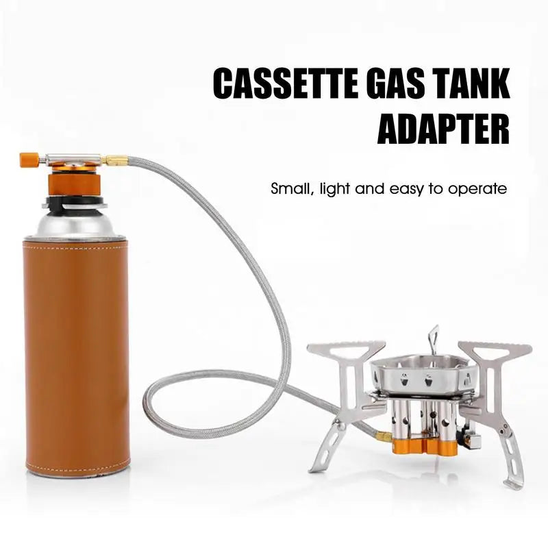 Outdoor Camping Stove Gas Tank Adapter Propane Tank Adapter American Standard Adapter Gas Burner Conversion Head Camping Gear