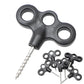 Tent Peg Ground Threaded Screw Canopy Deck Anchor Outdoor Gear Wind Rope Anchor Awning Stake For Beach Camping Patio Hiking Lawn