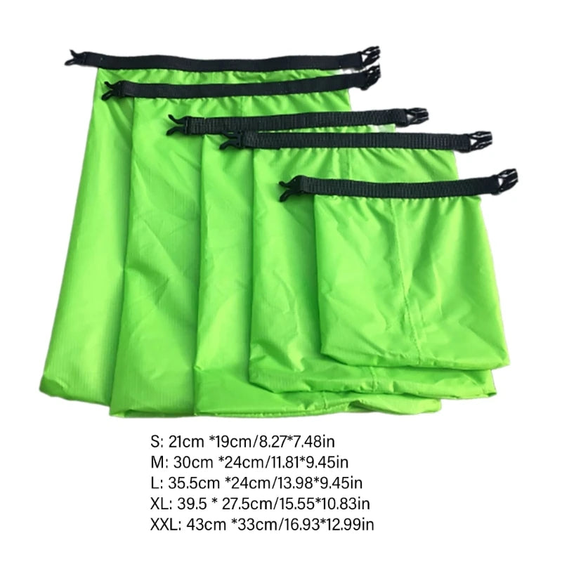 5Pcs Waterproof Dry Bag Keep Gear Dry for Beach, Fishing, Campings Raftings