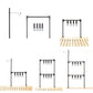 Camping Hanging Rack Camping Lamp Stand Holder Folding Camping Cookware Shelf with Hooks for Camping Fishing Picnics BBQ