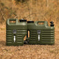 Portable Water Container with Spigot 12/18L PE Water Storage Carrier Portable Green Bucket Food Grade for Camping Hiking Picnic