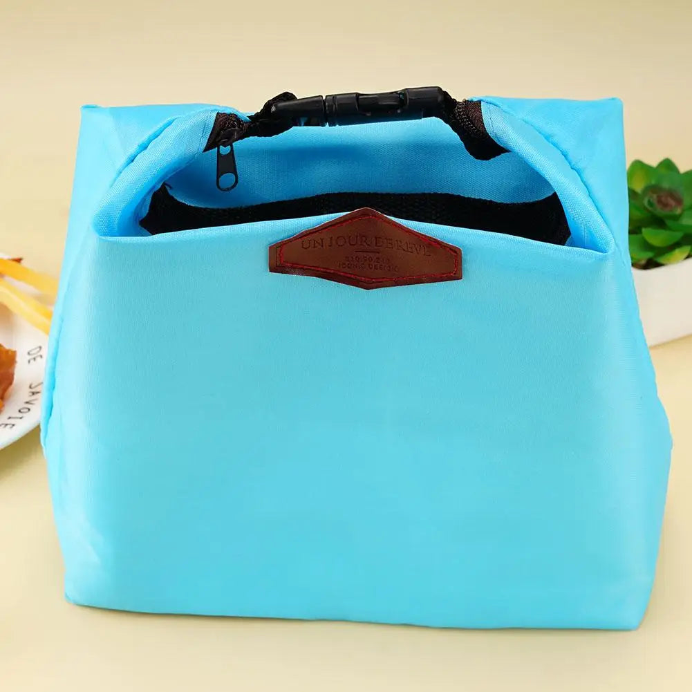 Portable Thermal Insulated Cooler Lunch  Bag Outdoor Lunch Storage Bag Thermal Lunch Organizer Tote Bag For Work School Picnic