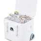 Igloo 52 QT 5-Day Marine Ice Chest Cooler with Wheels, White Igloo 52 QT 5-Day Marine Ice Chest Cooler with Wheels, White