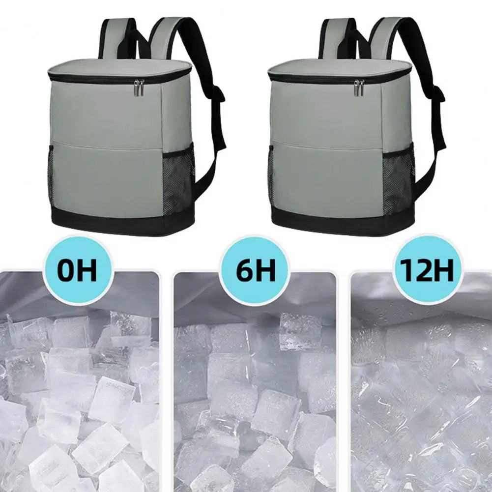 Insulated Backpack Capacity Leak-proof Insulated Cooler Bag with Zipper Closure for Camping Supplies Portable Ice Chest Box