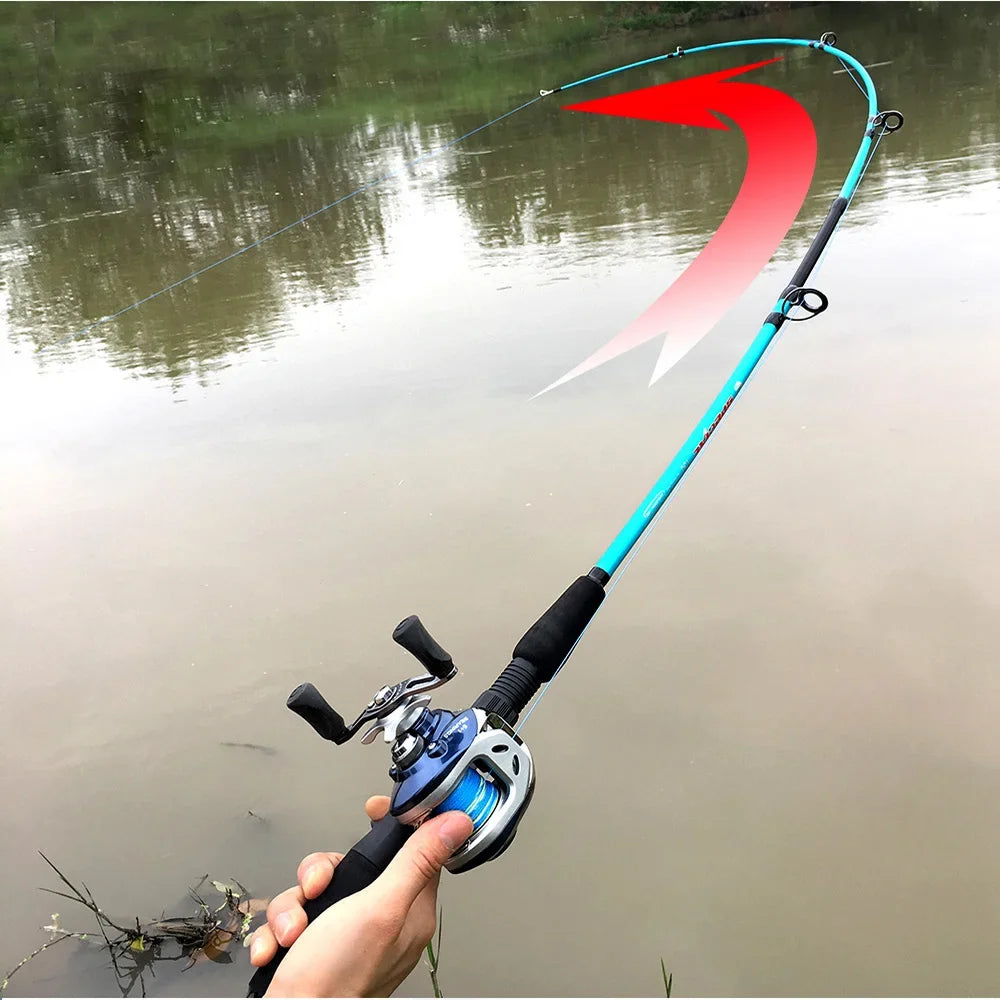 M Fishing Spinning Rods Casting Bait 3g-21g Line 5-15lb Fast Tip High Carbon Baitcasting Rod Ultralight Lure Pole 2 Section