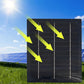 Solar Panel Fan Solar Powered Camping Fan with USB Outdoor Fan Solar Charger Desk Fan for Picnic Barbecue Fishing Travel