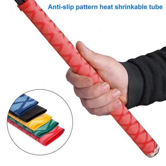 1m Anti-slip Fishing Rod Grip Soft Waterproof Easy Operation Heat Shrink Sleeve Wrap Tube Protective Cover Рычаг Удочки