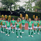 12pcs Straight Handle Cheering Poms Spirited Fun Cheerleading Kit Cheer Props for Performance Competition Cheering Sports Events