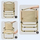 Portable Outdoor Folding Chair Camping Chair Beach Stool Self Driving Travel Leisure Picnic Back Wild Fishing Chair Patio