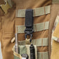 Outdoor Camping Hiking Molle Tactical Gear Nylon Ribbon Knapsack Keychain Triangle Backpack Waist Bag Fastener Hook Buckle