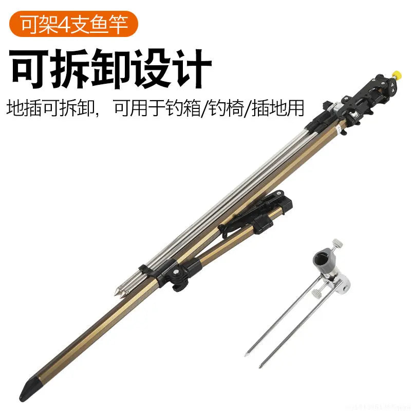 Multifunction Fishing Rod Stand Adjustable Retractable Carp Pod Stand Holder Fishing Pole Stand Tackle  Bracket Tool