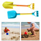 2x Sand Shovels Toys Travel Sandbox Toy Outdoor Toys Sturdy Snow Scoops for Girls Boys Kids Children Toddlers Birthday Gifts