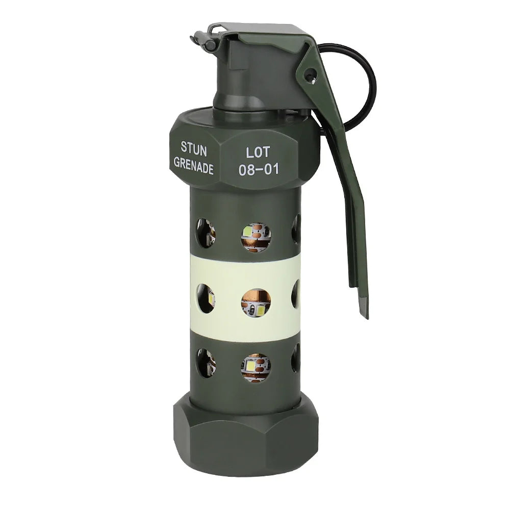 Camping Light Tactical M84 Grenade Dummy Flash Bang Outdoor LED Lamp Imitation Model Cosplay Props Cosplay Gears
