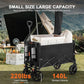 Wagon Cart Heavy Duty Foldable, Collapsible Wagon with Smallest Folding Design, Utility Grocery Wagon for Camping Shopping