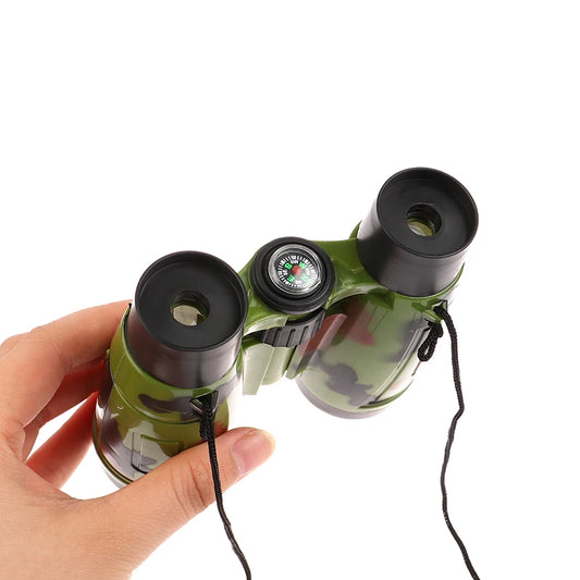 6x30 Kids Binoculars Toys Children Outdoor Telescope Simulation Outdoor Hunting Camping Field Survival Game Telescope Toys