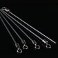 TIANNSII 20pcs Hard Steel Wire Long Pole Fishing Swivel Stainless Steel + Brass Rolling Bearing Swivel Fishing Accessories