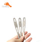 TOAKS SLV-02 Titanium 3-Pieces Cutlery Set Semi-Polished Outdoor Picnic and Household Dual-Use Fork Tableware Spoon