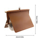 Outdoor Tissue Box Holder Canvas Paper Towel Wipes Dispenser Hanging Bag Portable Tissue Bag For Camping Hiking Picnic Backpack