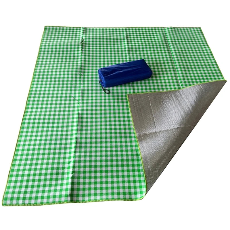 for Extra Large Picnic & Beach Blanket Waterproof Handy Mat 3 Layers Portable Camping-Mat for Family, Friends, Kids