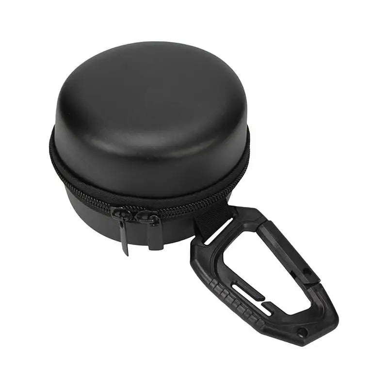 Camping Gear Organizer Box Round Waterproof Storage Case Anti-Collision Storage Box With D-Shape Hook For Hiking Fishing