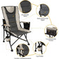 Foldable Chair Camping Chair Portable Folding Chairs Adjustable Heavy Duty Portable Camping Travel Outdoor Seat With Cup Holder