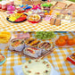 Lightweight Quick Drying Beach Blanket Picnic Blanket Waterproof Outdoor Tote Mat for Travel Camping Beach Family Party