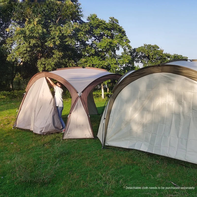5-8 Outdoor Folding Tent Instant Pop Up Tent Portable Automatic Waterproof Camping Tent With Canopy For Hiking Picnic Family