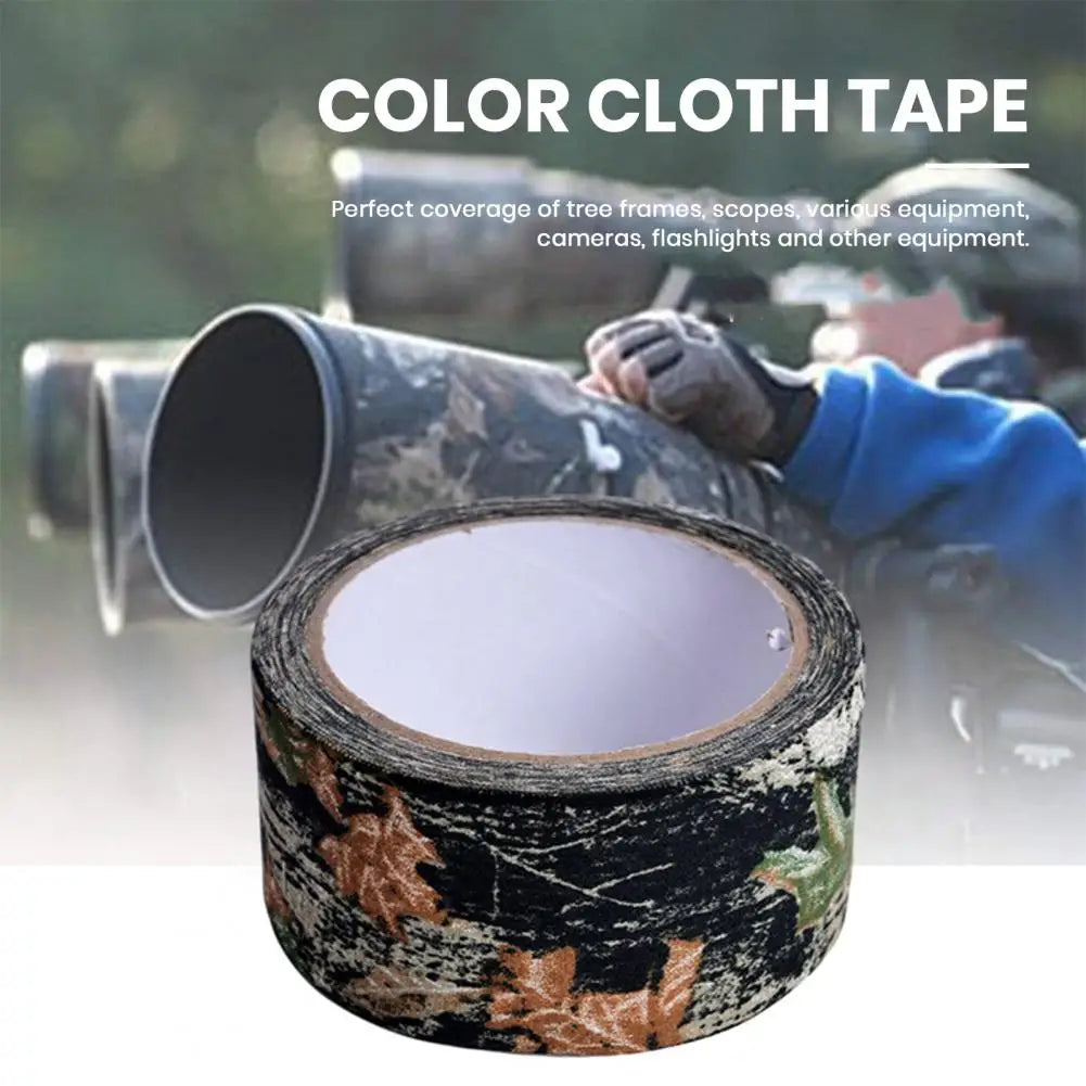 Waterproof Tape Durable Water-resistant Camouflage Tape for Outdoor Hunting Camping Gear Strong Adhesive Silencing for Stealthy