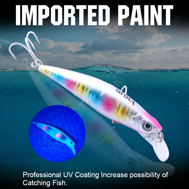 FJORD 90mm 31g Laser Miracle Sinking Black Minnow Hard Triple Hook Seawater Saltwater SwimBait Artificial Pesca Fishing Lure