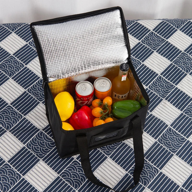 28L/50L/70L Insulated Thermal Cooler Bag Cool Lunch Foods Lunch Box Drink Storage Large Chilled Bags Zip Picnic Tin Foil Food