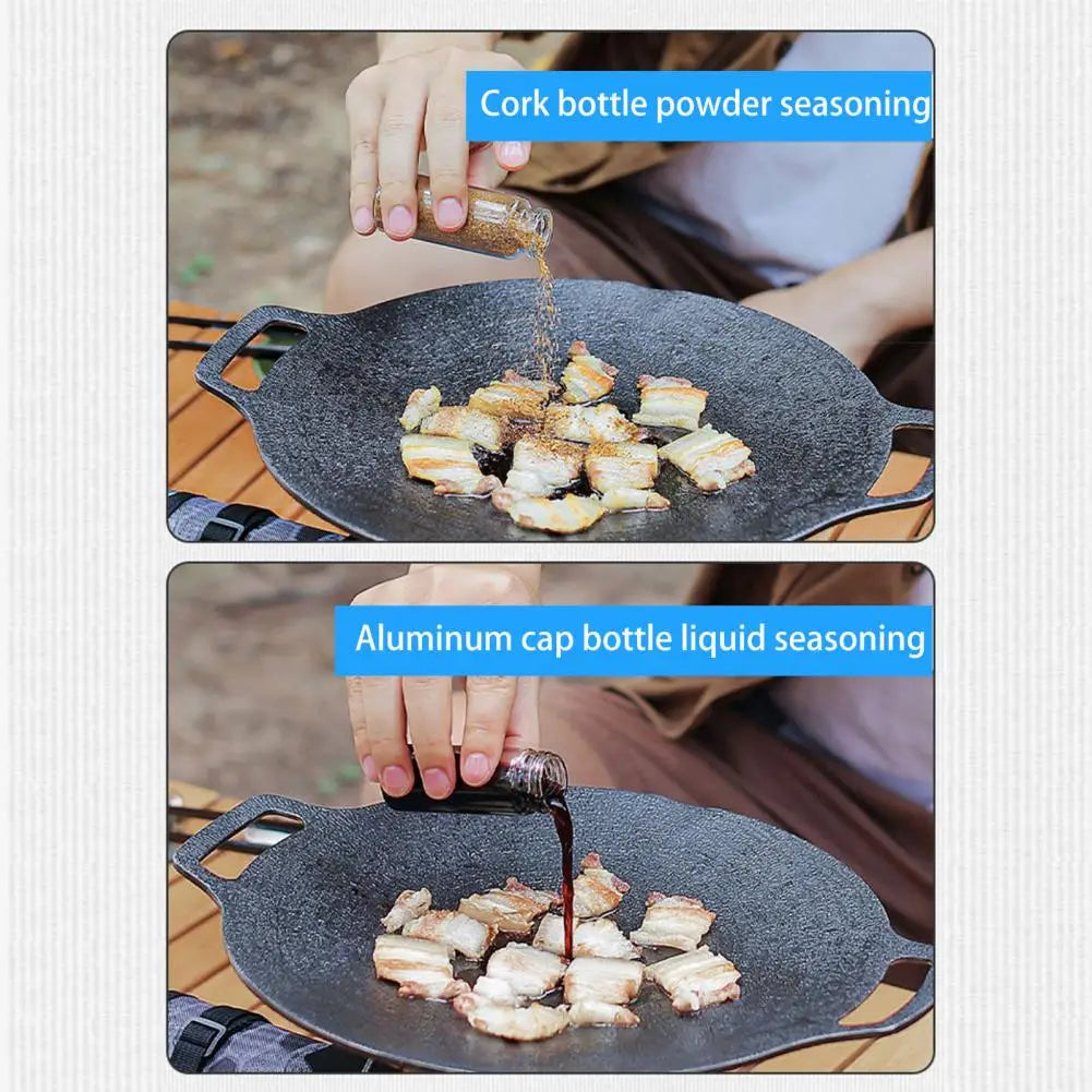 Spice Organization Outdoor Seasoning Bottle Set Foldable Spice Bag Set for Outdoor Picnic Bbq Portable Condiment for Travel