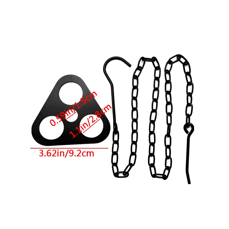 Camping Hanging Tripod With Bag Pot Rack BBQ Steel Rack Multifunction Tripod Fire For Picnic Bonfire Party Outdoor Tool