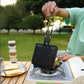 New Portable Folding Sandwich Pan Multifunctional Outdoor Home Breakfast Nonstick Frying Pan Cookware Picnic Bread Pan