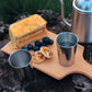 4Pcs/Set Outdoor Stainless Steel Water Cup With Case Hiking Camping Picnic BBQ Beer Cups Coffee Cup Portable Travel Drinkware