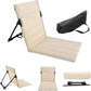 Foldable Camping Chair Outdoor Garden Park Single Lazy Chair Backrest Cushion Picnic Camping Folding Back Chair Beach Chairs