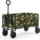 Wagon Cart with Wheels Foldable - Collapsible Utility Wagon Heavy Duty, Folding Grocery Wagon, All Terrain Wagon