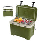 Insulated Freezer Box Outdoor Ice Chest Cooler Box Impact-Resistant Travel Cooler For Picnic Outdoor Self-Driving Trips And